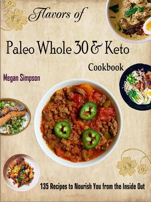 cover image of Flavors of Paleo Whole 30 & Keto Cookbook